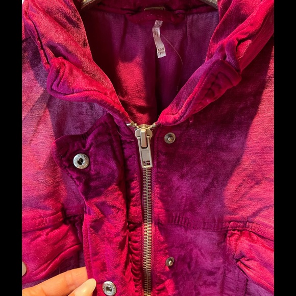 Free People Velvet Luxe Bomber Jacket - Picture 7 of 9